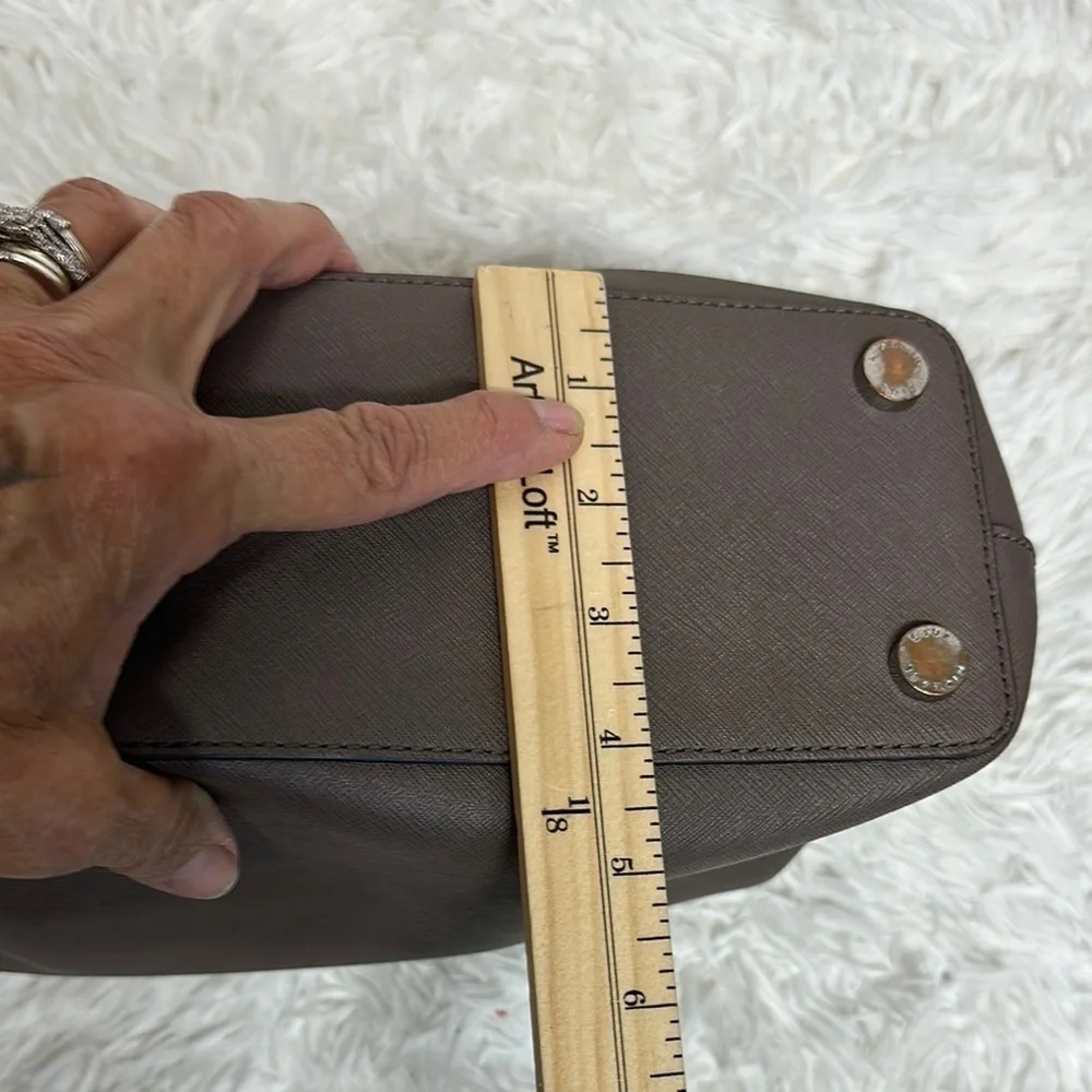 Michael Kors Brown Satchel Saffiano Leather